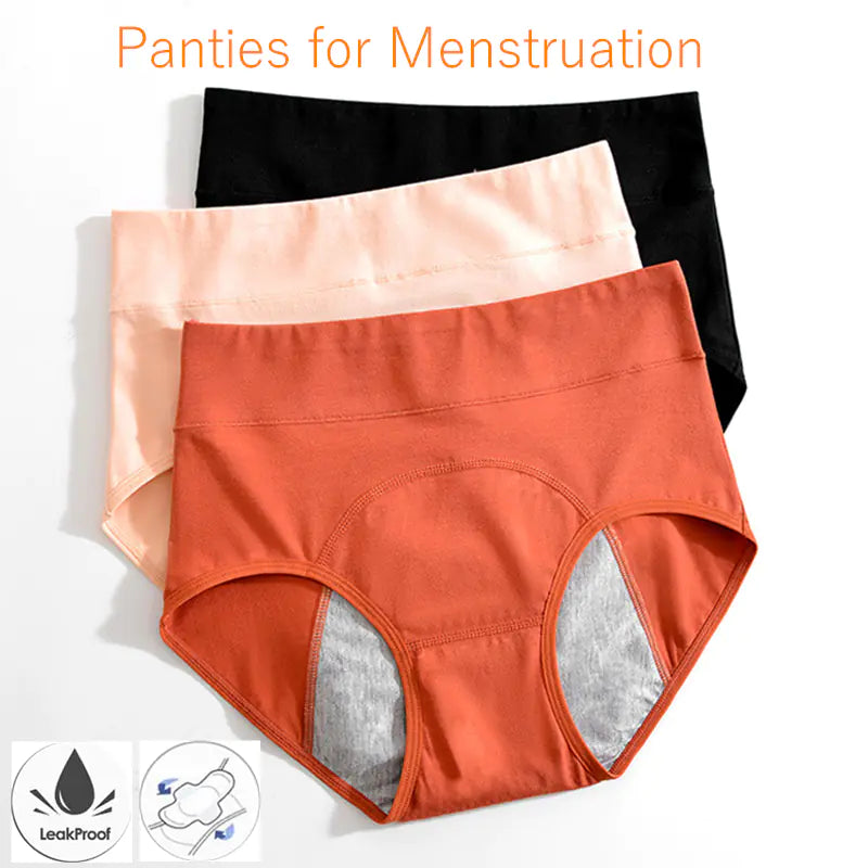 Cotton High Waist Leak-Proof Period Underwear