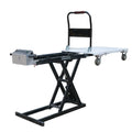 660 lb electric hydraulic lift cart with retractable platform
