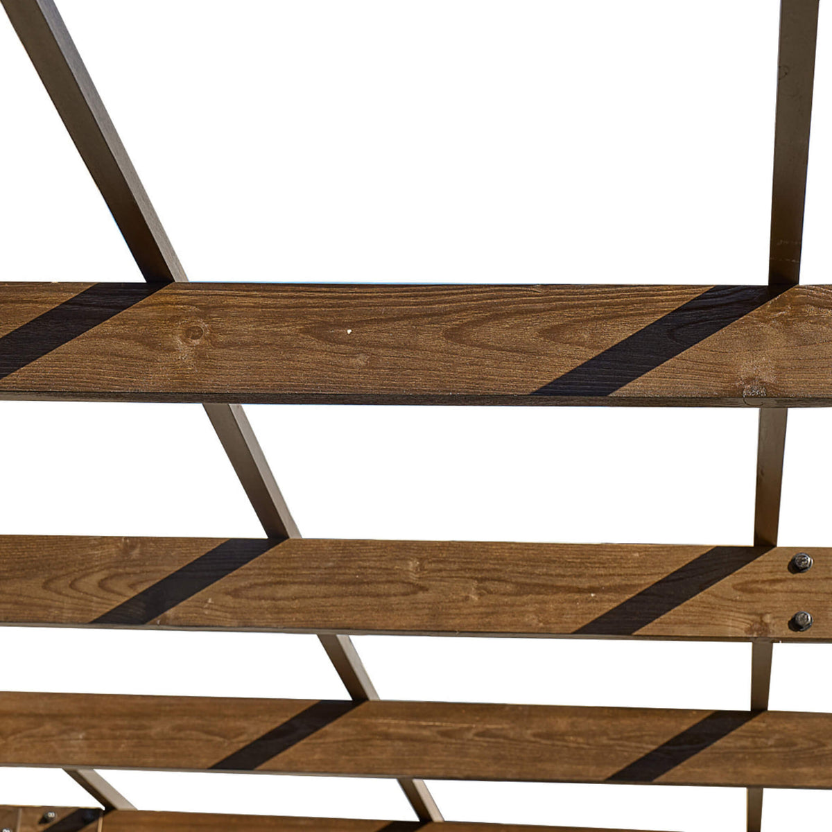 [10X12FT] Premium Outdoor Brown Cedar Wood Pergola For Spacious Patios (SAK45639)