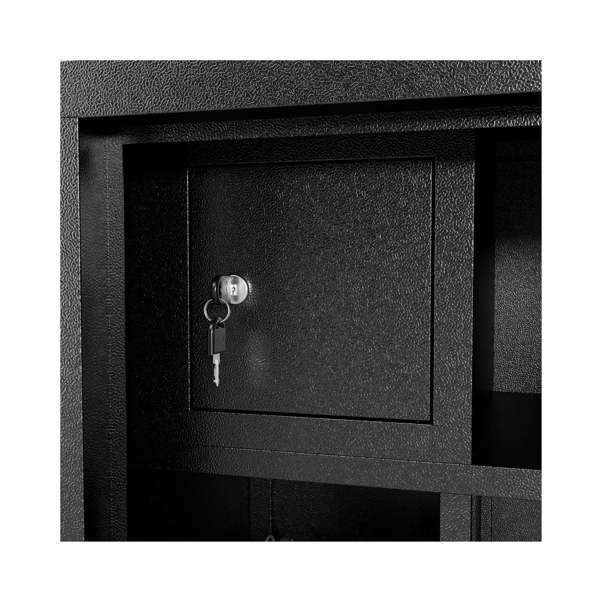 Extra-Large 12-Gun Fingerprint Lock Safe With Keypad, Alarm, Rifle And Pistol Storage (SAK94361)