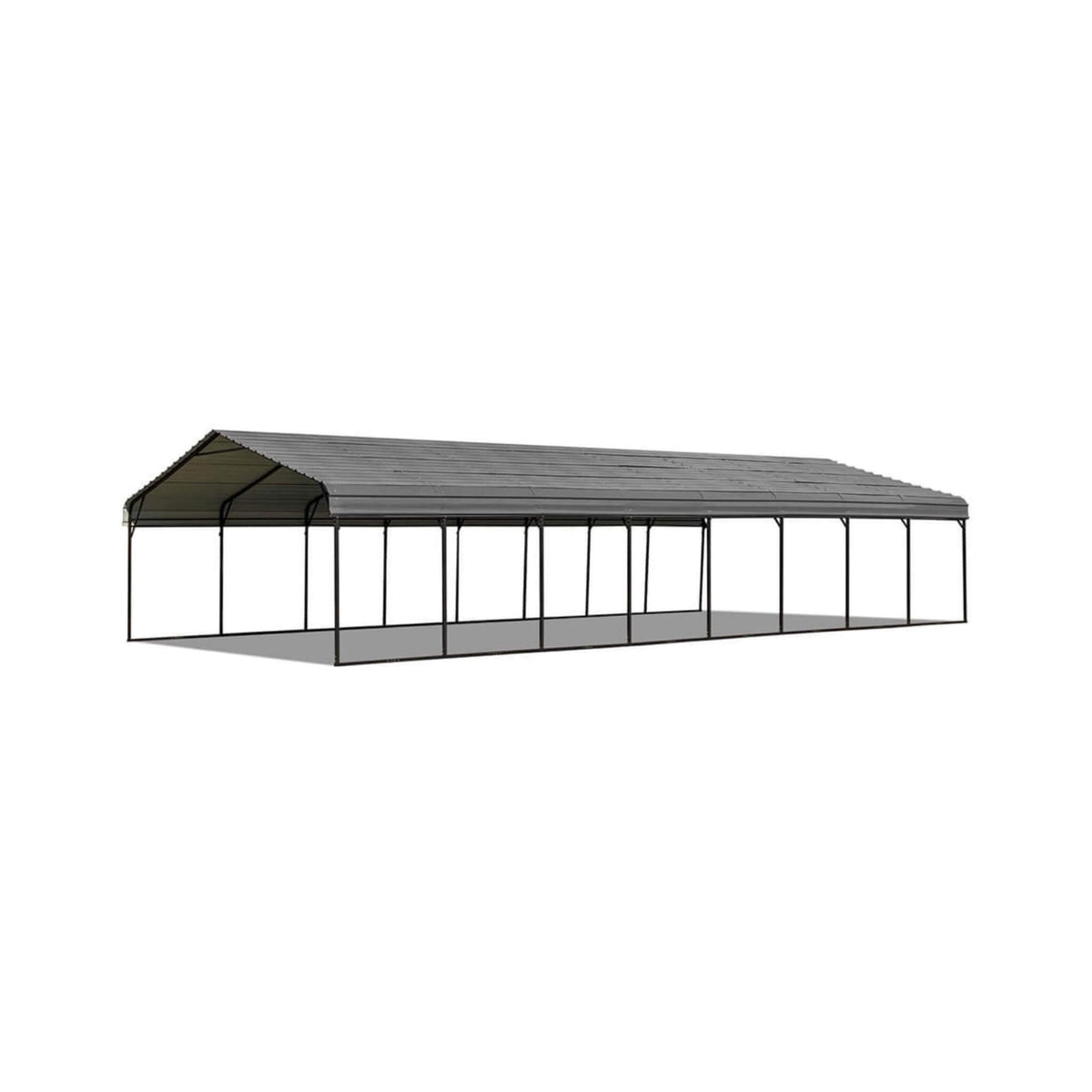 [20X40FT] Extra-Large Heavy-Duty Four Car Outdoor Metal Carport Canopy For Trucks, Boats And SUVs (SAK29713)