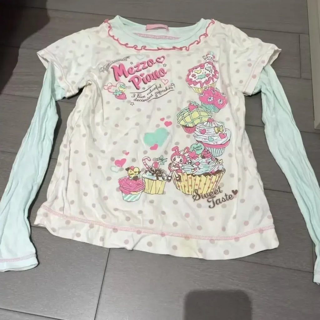 Fairy Cartoon Print Casual T-Shirt