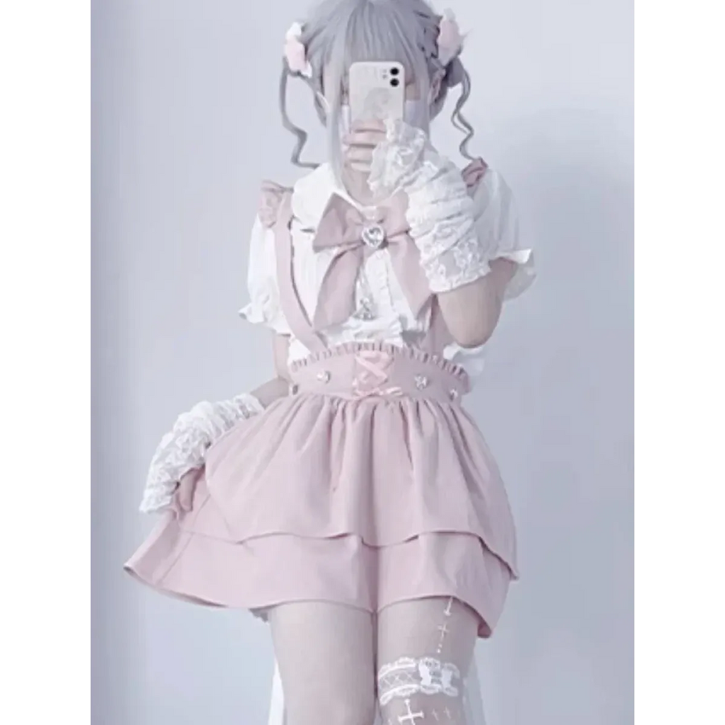 Sweet Fairy Kei Ribbon Blouse