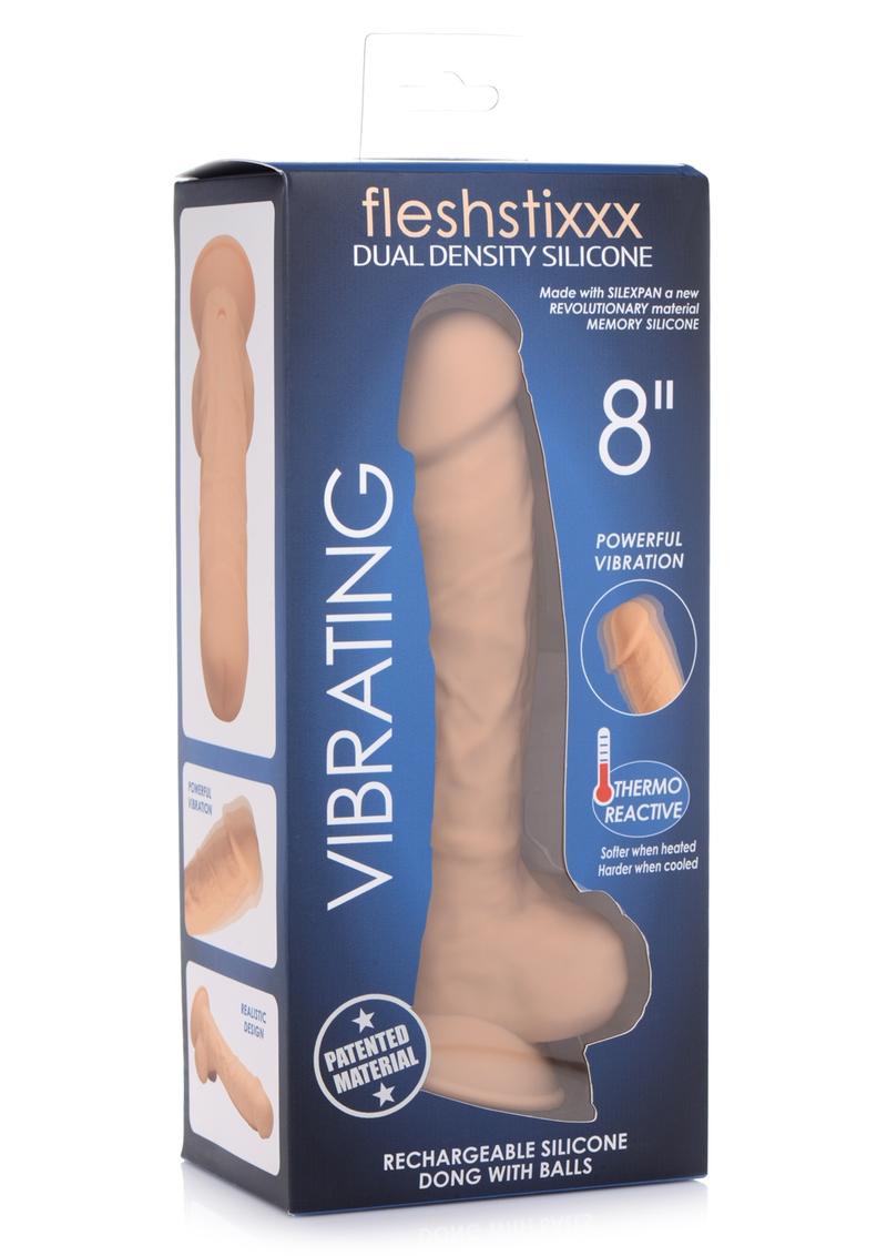 Fleshstixxx Vibrating Dong with Balls