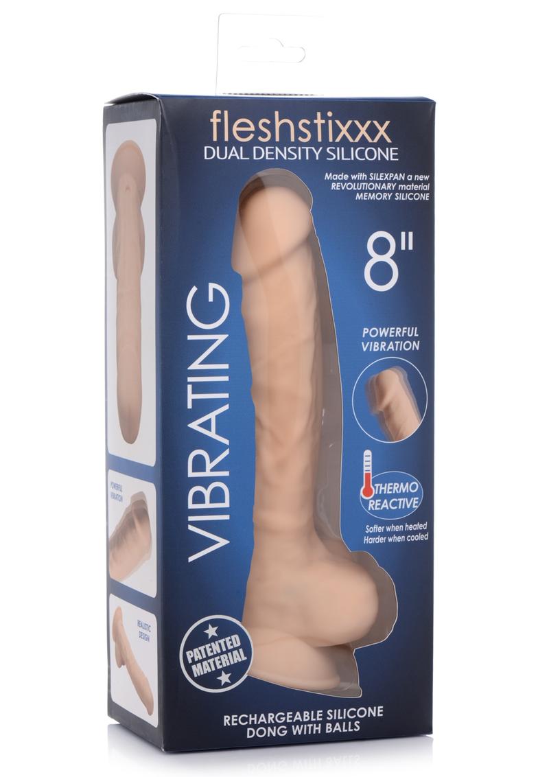 Fleshstixxx Vibrating Dong with Balls