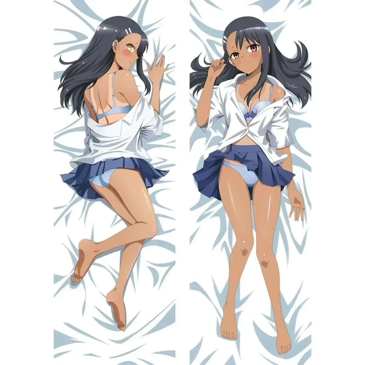Navy Schoolgirl Anime Dakimakura – Kogal Style Body Pillow Cover