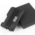 Men's Slim Metal Leather Wallet