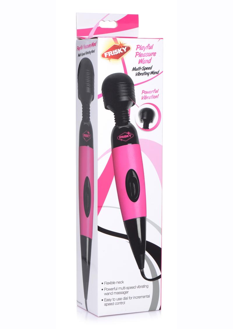 Frisky Playful Pleasure Wand Multi-Speed Vibrating Wand Massager