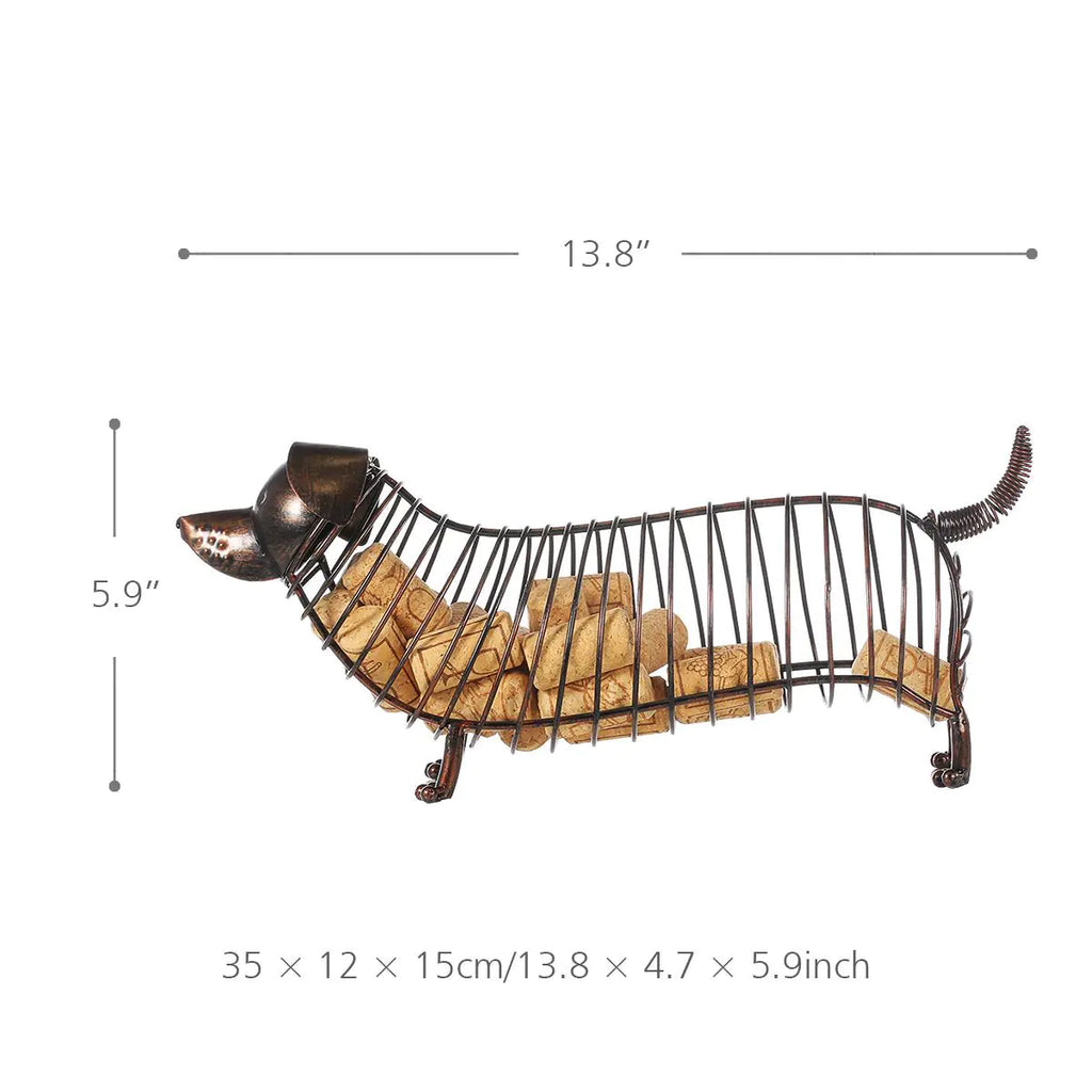 Dachshund Bottle Cork Storage
