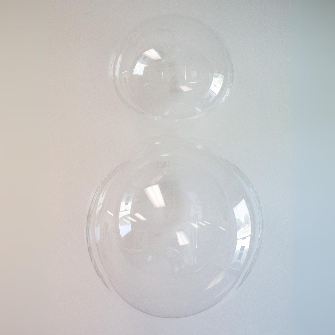 Giant Round Clear Bobo Balloon (24 Inch)