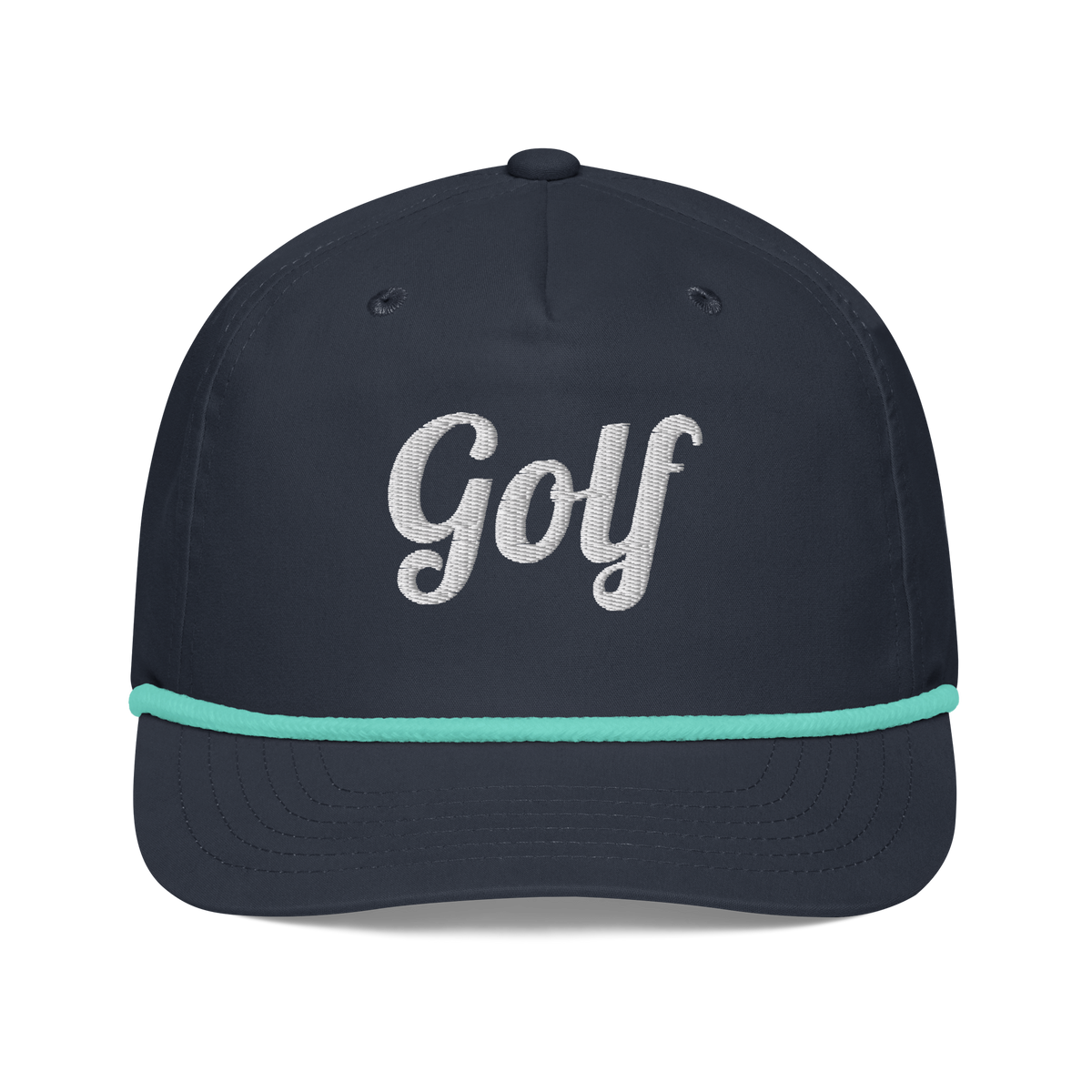 Golf Rope Cap — 5-Panel Rope Hat with Snapback