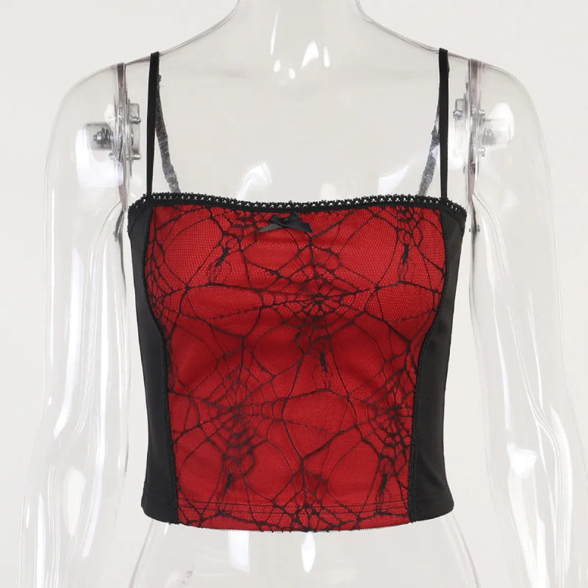 Gothic Spider Lace Cami Top