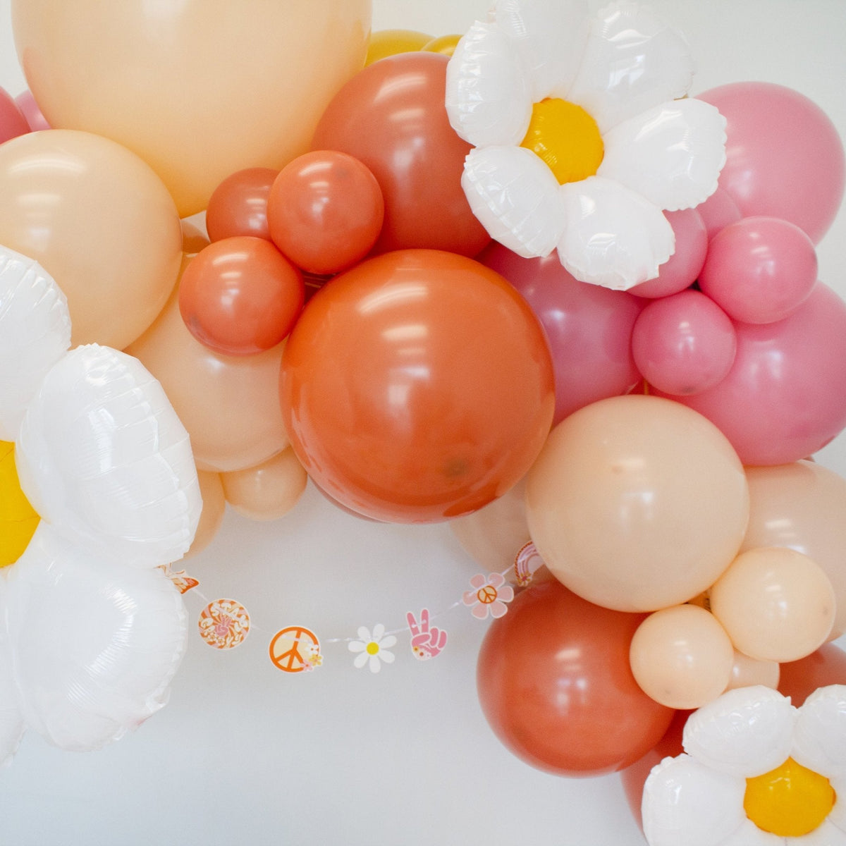 Groovy Balloon Garland Kit – Retro Party Decor