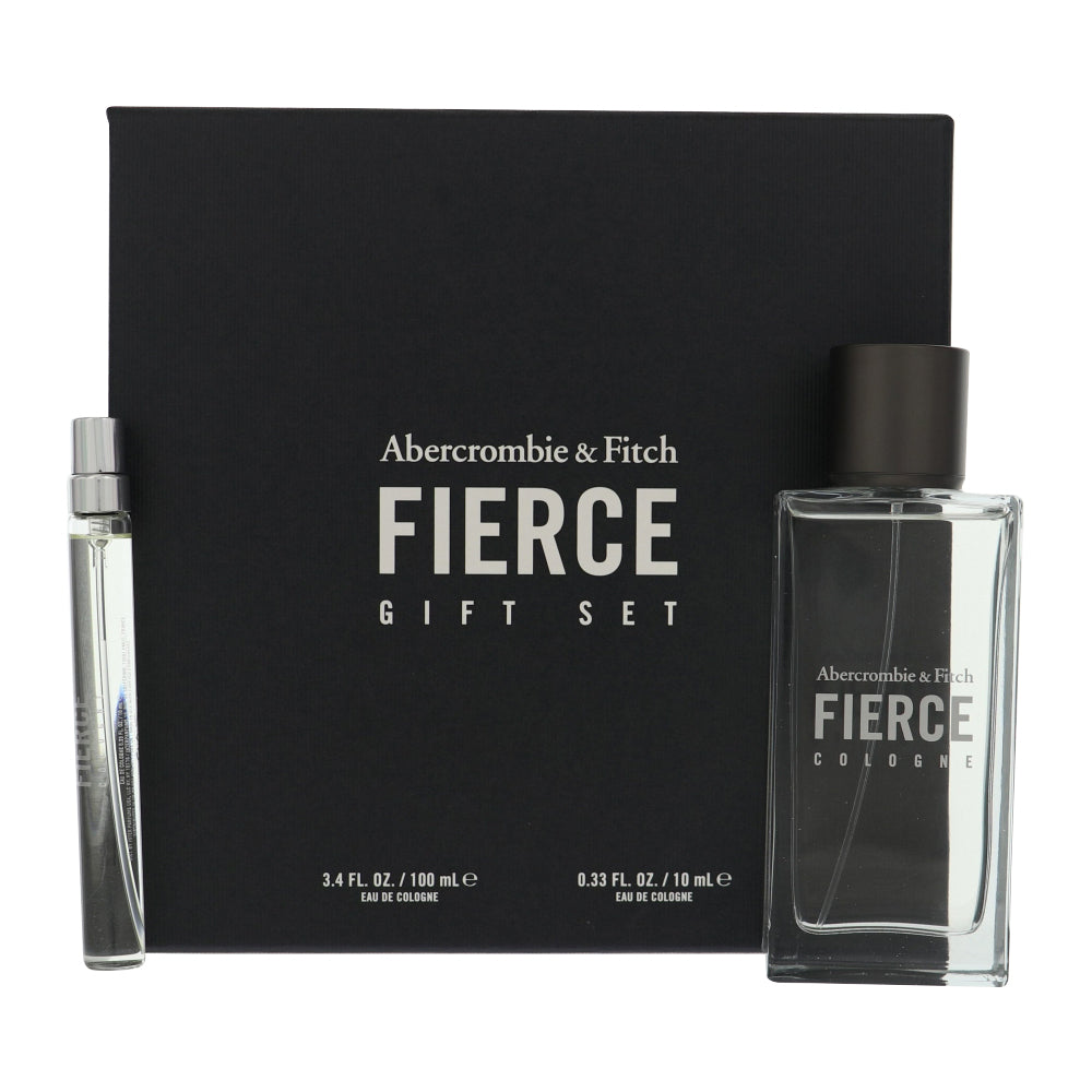 Abercrombie & Fitch Fierce 2-Piece Gift Set for Men (3.4 oz + 0.33 oz Travel Spray)