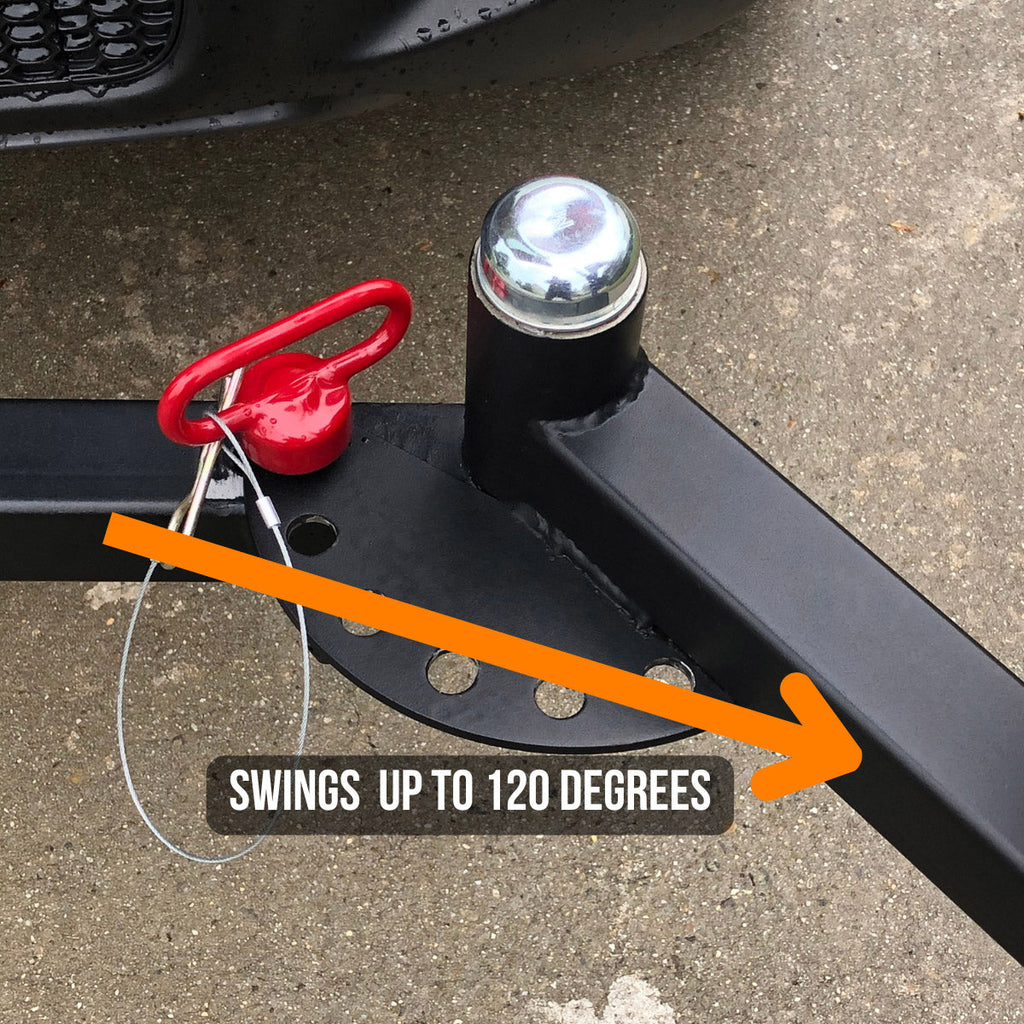 2" Hitch Swing-Away Cargo Carrier & Bike Rack | rucRak GUNNY