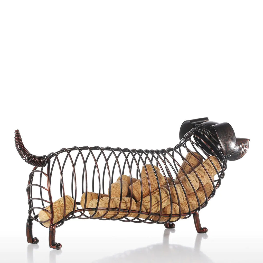 Dachshund Bottle Cork Storage