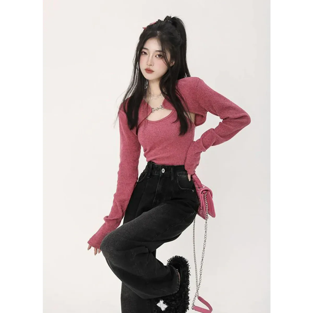 Harajuku Knit Sweater Set