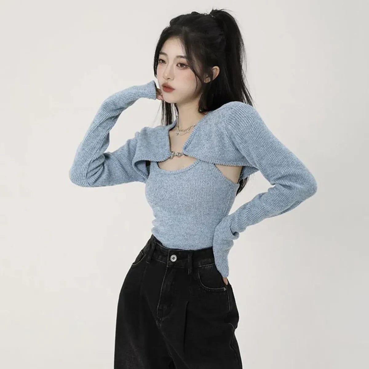 Harajuku Knit Sweater Set