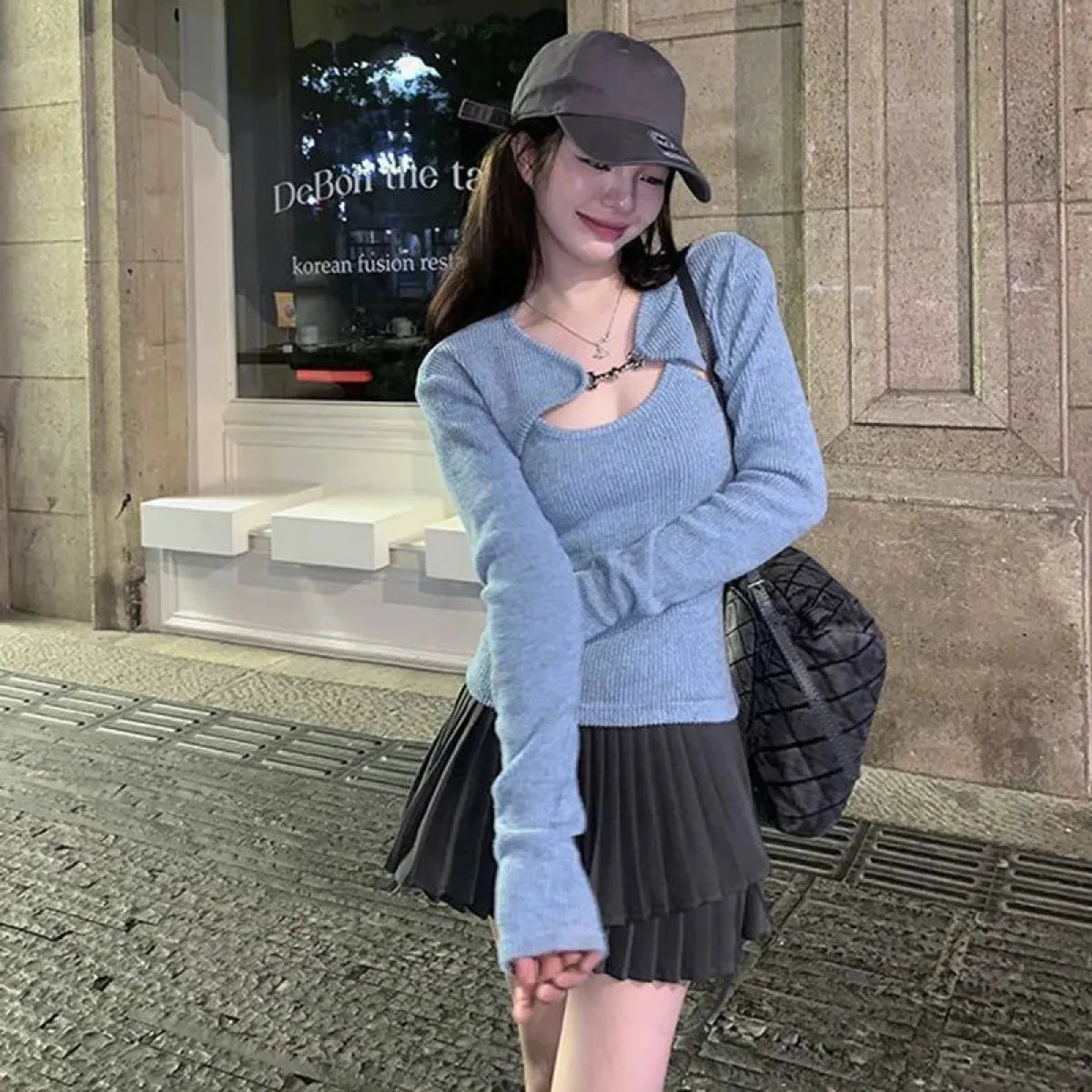 Harajuku Knit Sweater Set