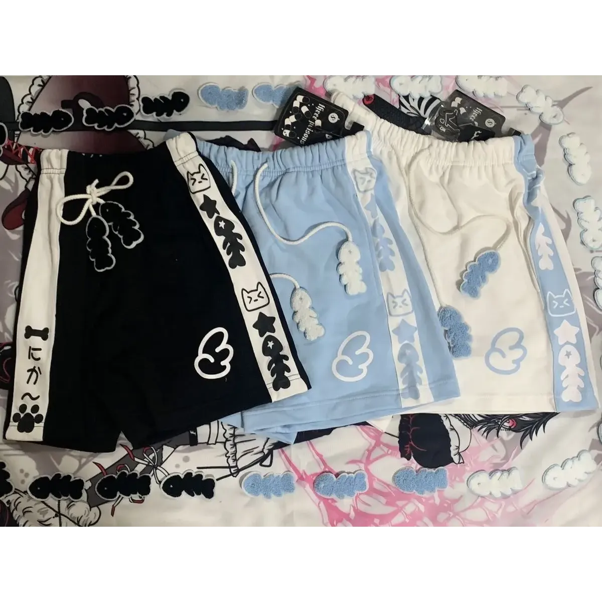 Harajuku Pastel Bandage Shorts