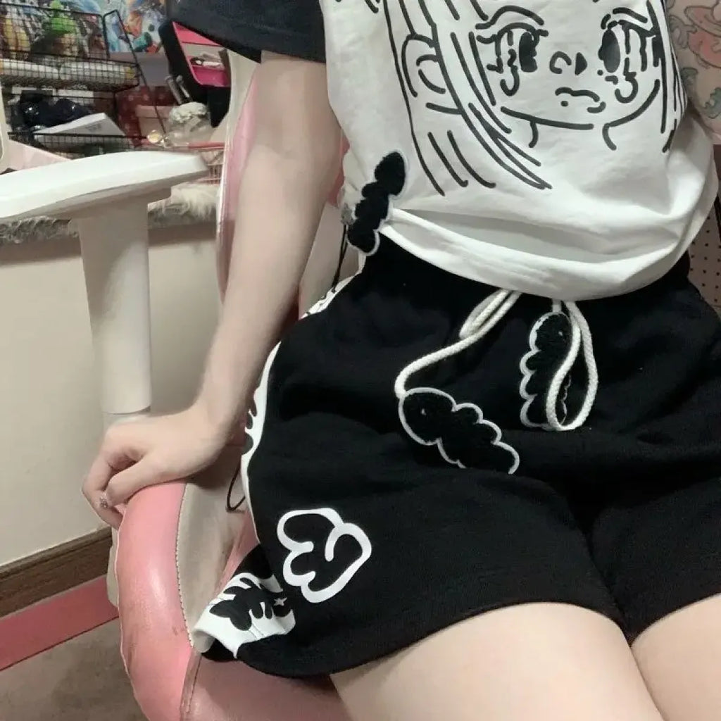Harajuku Pastel Bandage Shorts