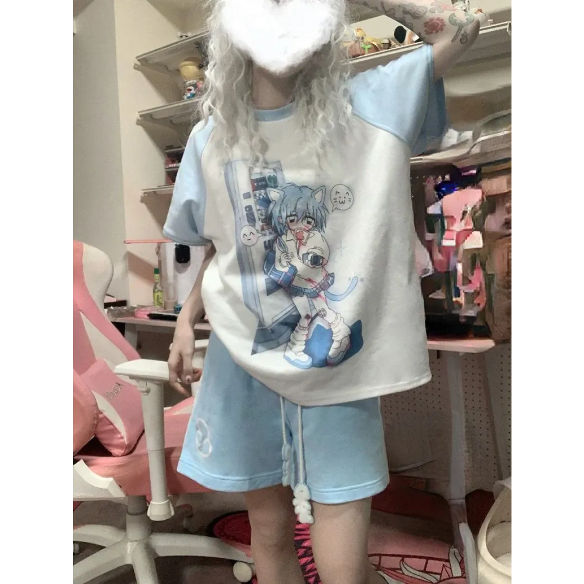 Harajuku Pastel Bandage Shorts