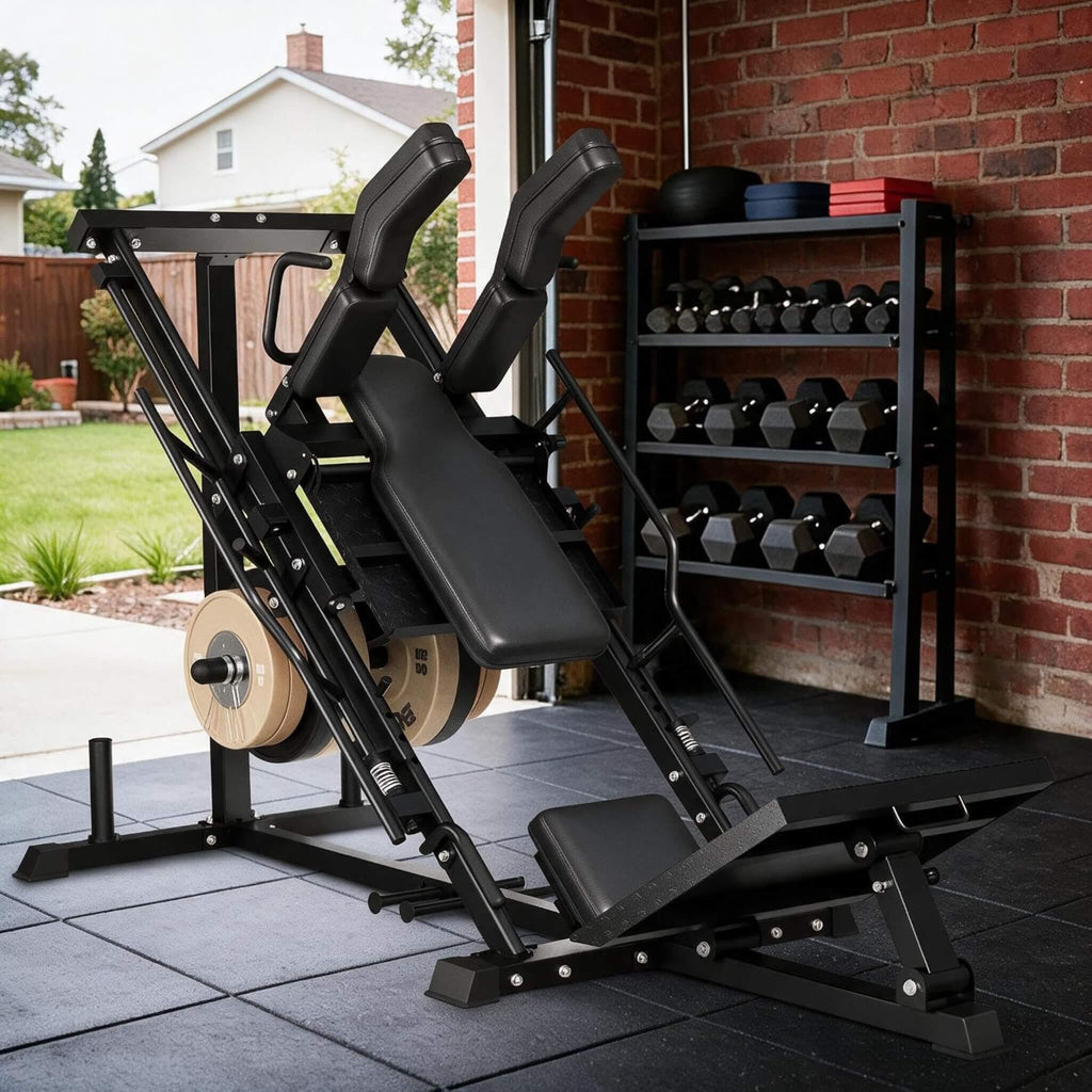 Heavy-Duty 2-In-1 Multifunctional Leg Press Hack Squat Machine (SAK24851)