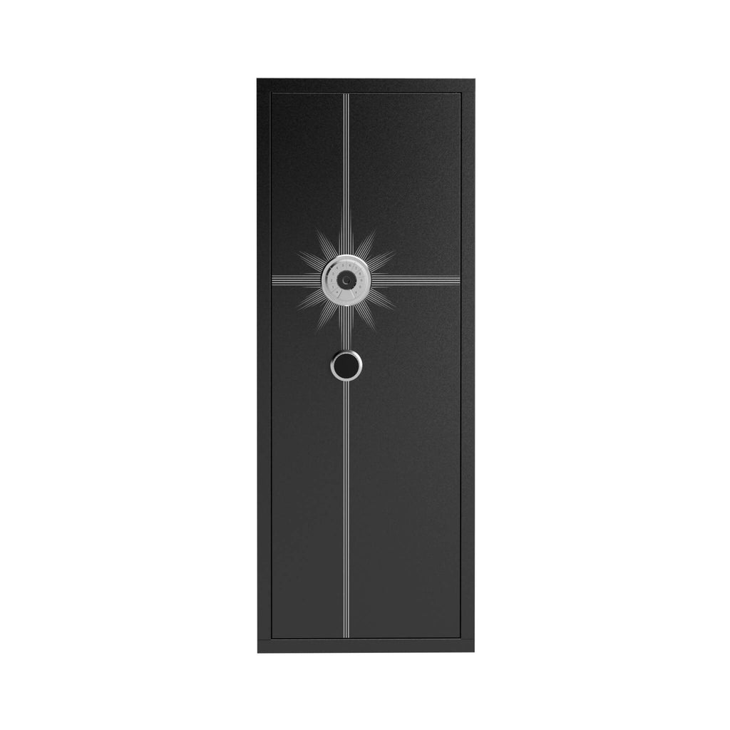 Heavy-Duty 8-Gun Fingerprint Lock Safe With Keypad, Alarm, Rifle And Pistol Storage (SAK21864)