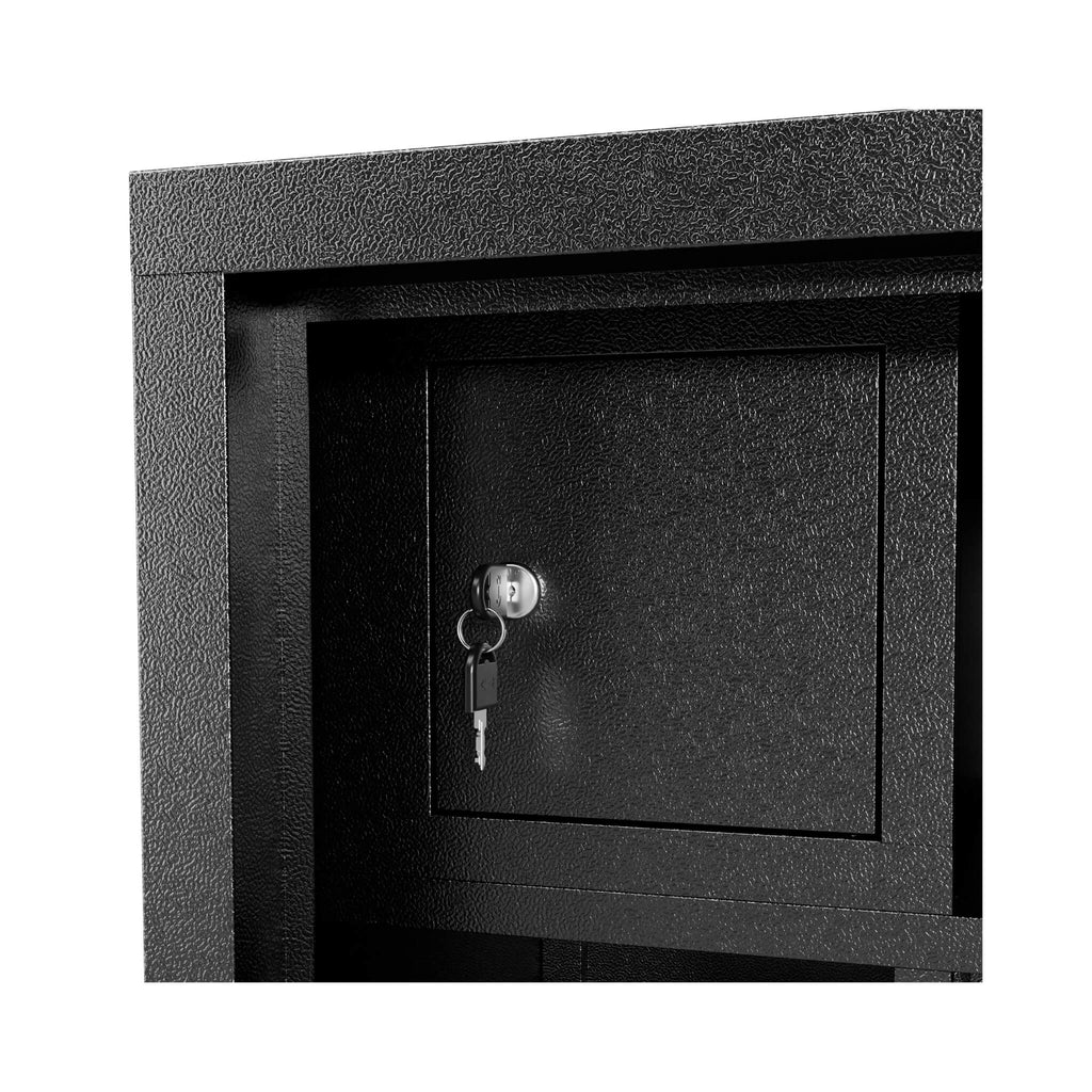 Heavy-Duty 8-Gun Fingerprint Lock Safe With Keypad, Alarm, Rifle And Pistol Storage (SAK21864)