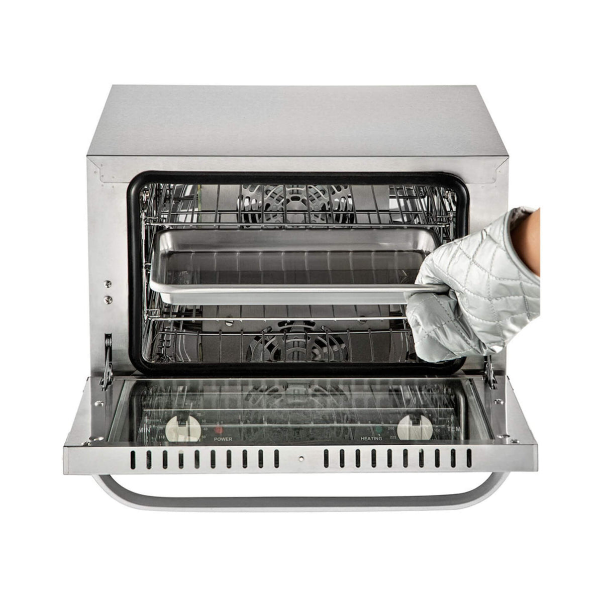 Heavy-Duty Commercial Stainless Steel Countertop Convection Toaster Oven (SAK51683)