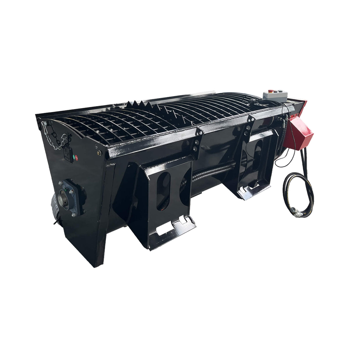 Heavy-Duty Self Loading Skid Steer Concrete Mixer Bucket Attachment With Universal Mount Plate (SAK48914)