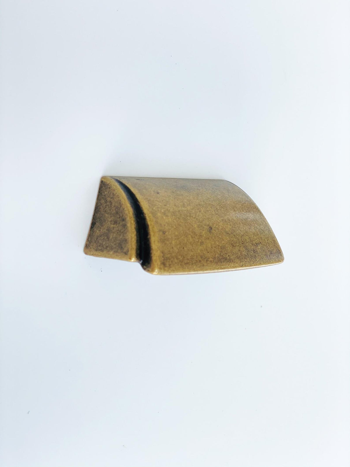 Antique Bronze "Ella" Cup Drawer Pull
