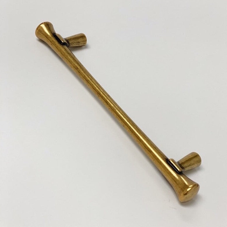 Hourglass "Tuscany" Drawer Pulls and Knobs in Antique Brass