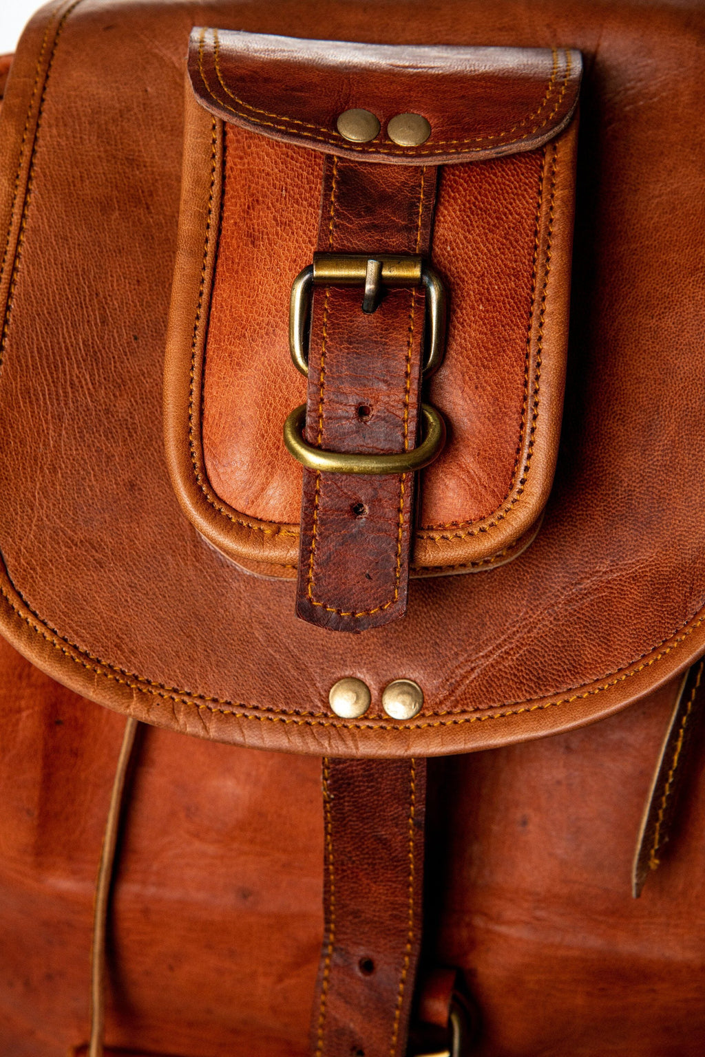 The Alvarado Tanned Backpack