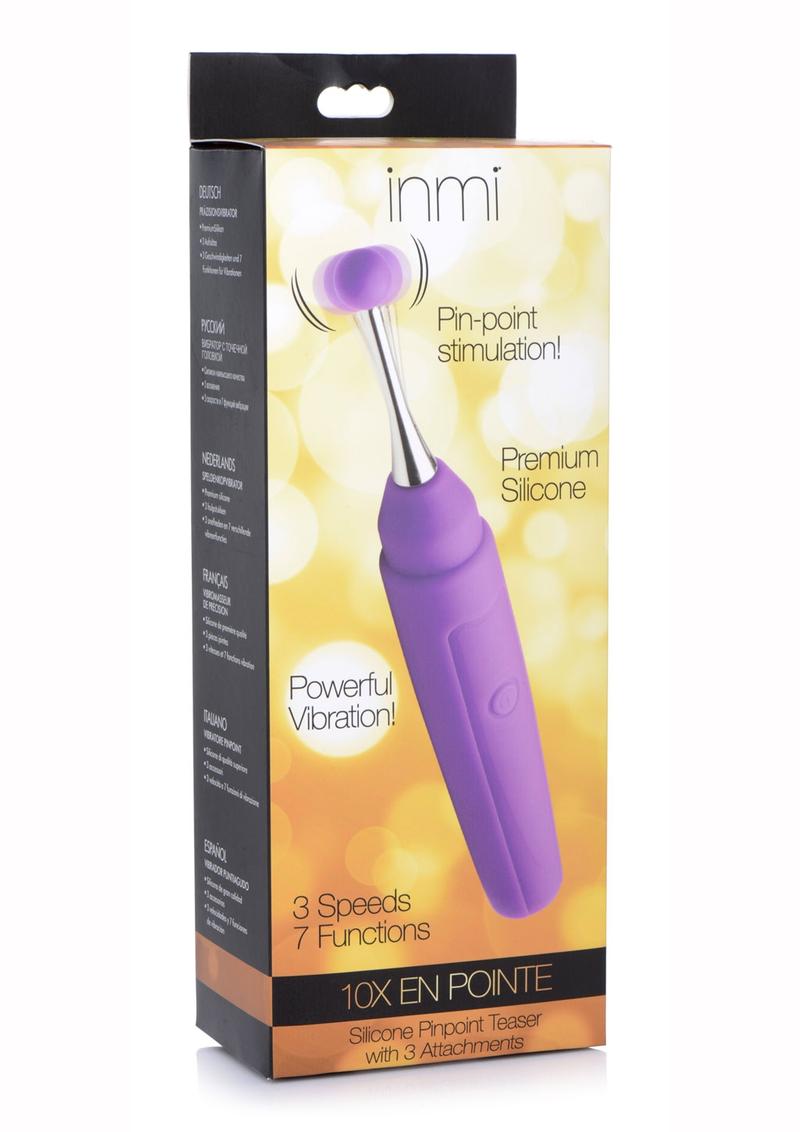 Inmi 10X En Pointe Silicone Pinpoint Teaser Rechargeable Vibrator