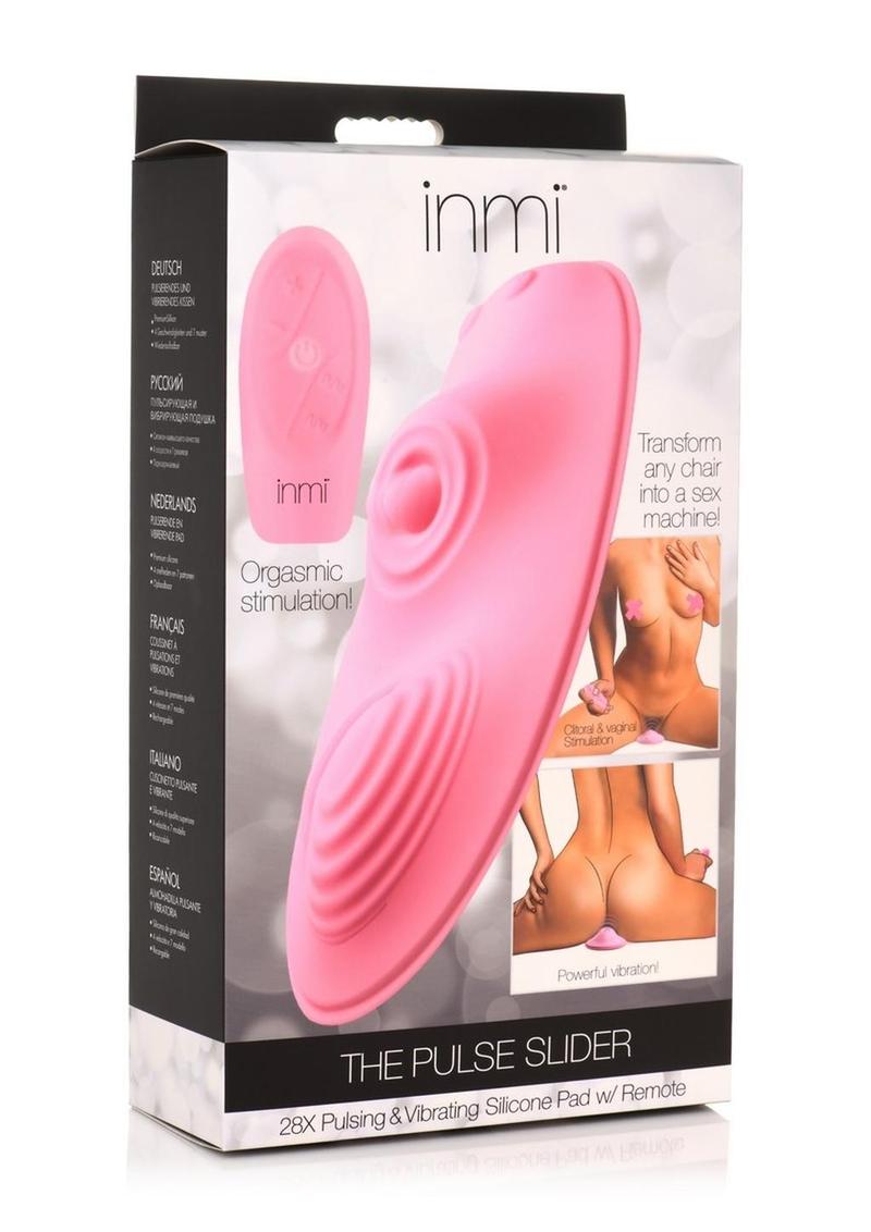 Inmi The Pulse Slider 28X Pulsing Vibrating Silicone Pad with Remote