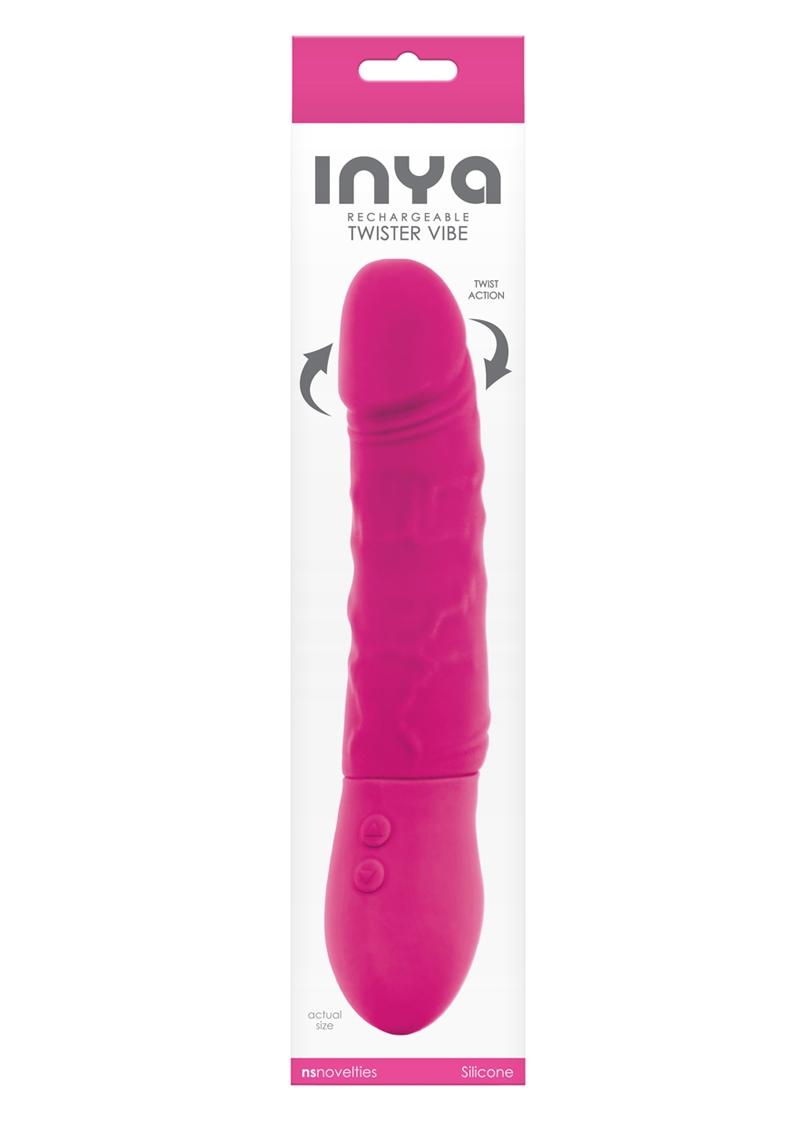 Inya Twister Silicone Rechargeable Vibrator Twist Action Vibe