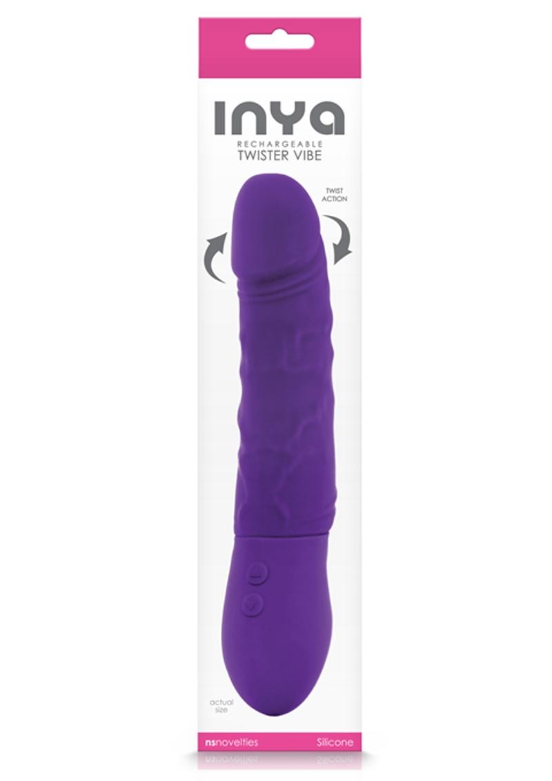 Inya Twister Silicone Rechargeable Vibrator Twist Action Vibe