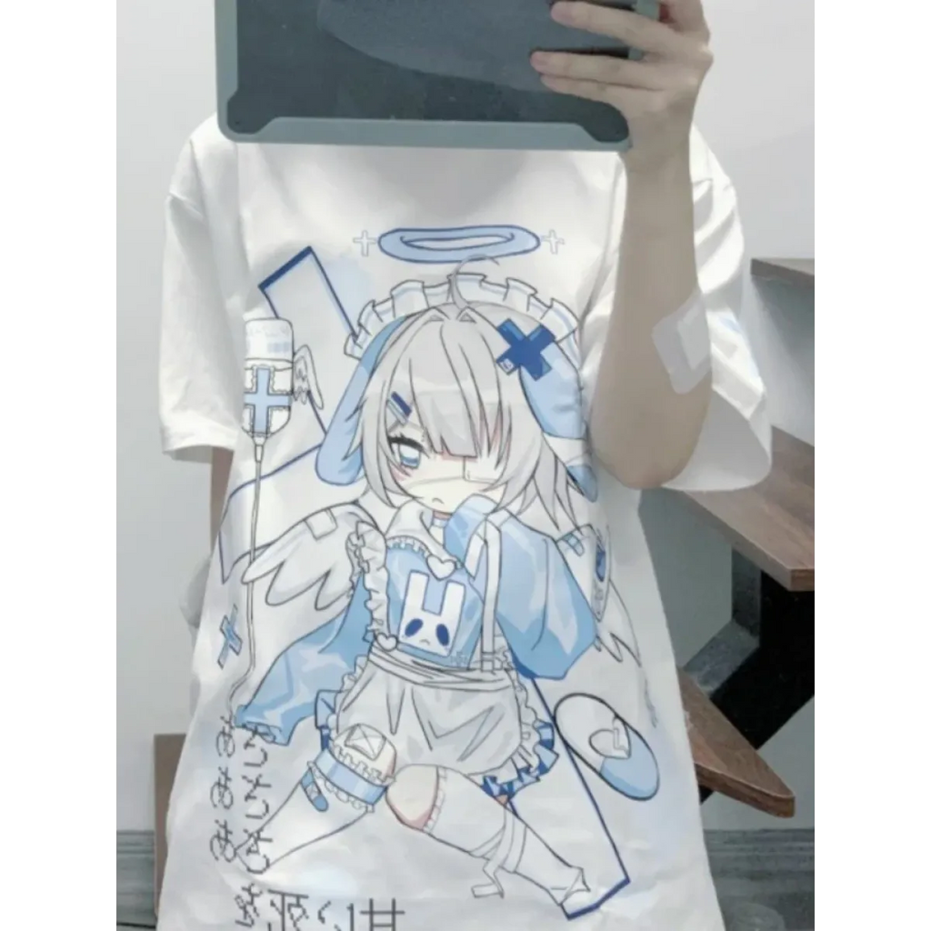 Harajuku Kawaii Anime Oversized Tee