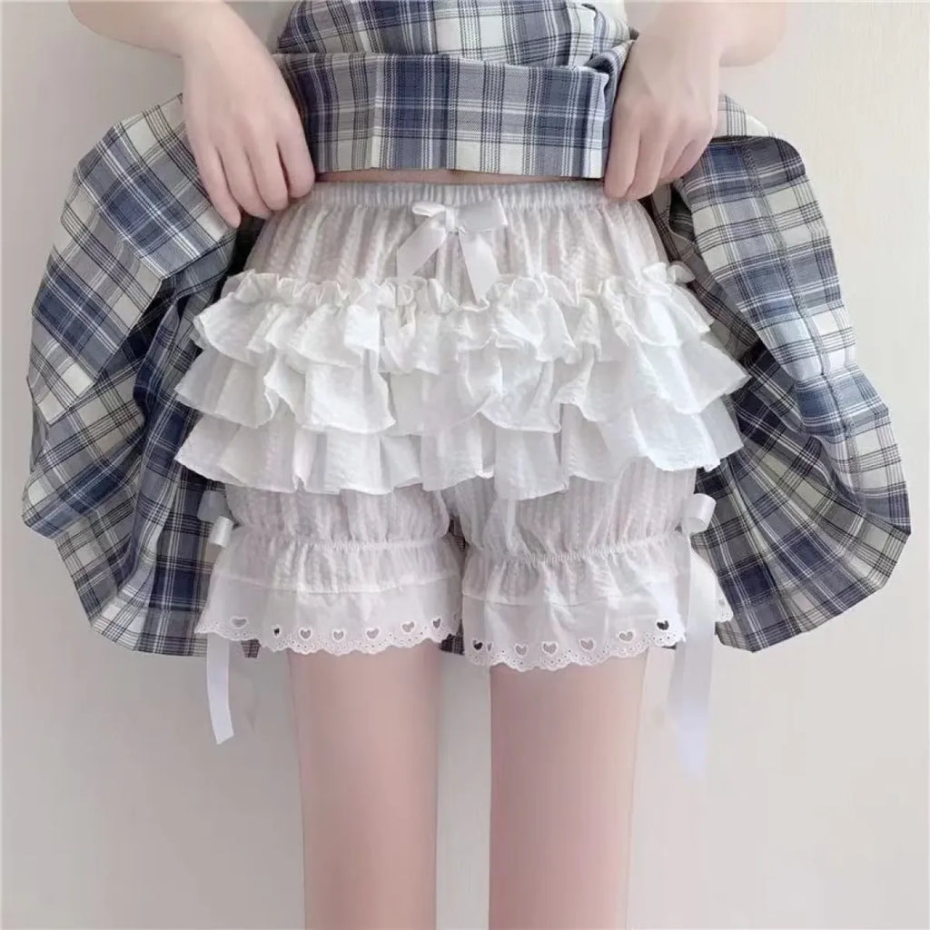 Kawaii Ruffle Lace Shorts