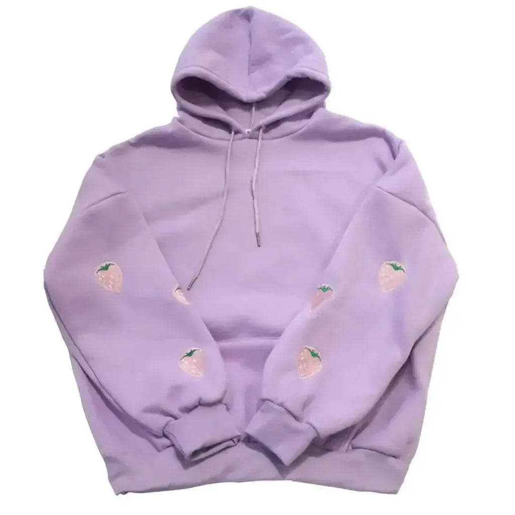 Kawaii Strawberry Hoodie
