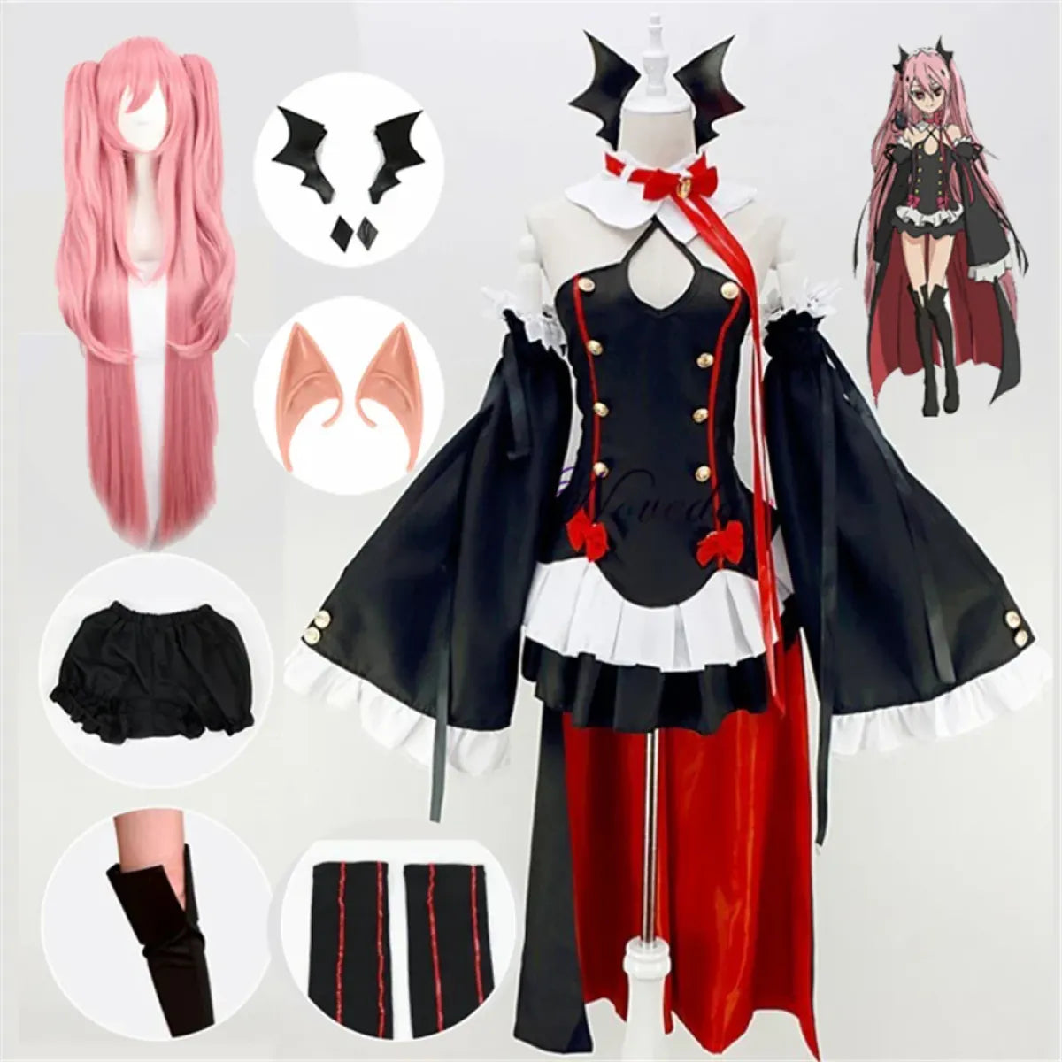 Krul Tepes Cosplay Costume