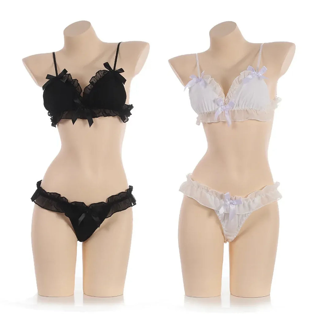 Lace Ruffle Maid Lingerie