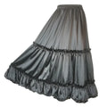 Lavender Satin Tiered Lolita Skirt – Ruffled Elegant Goth