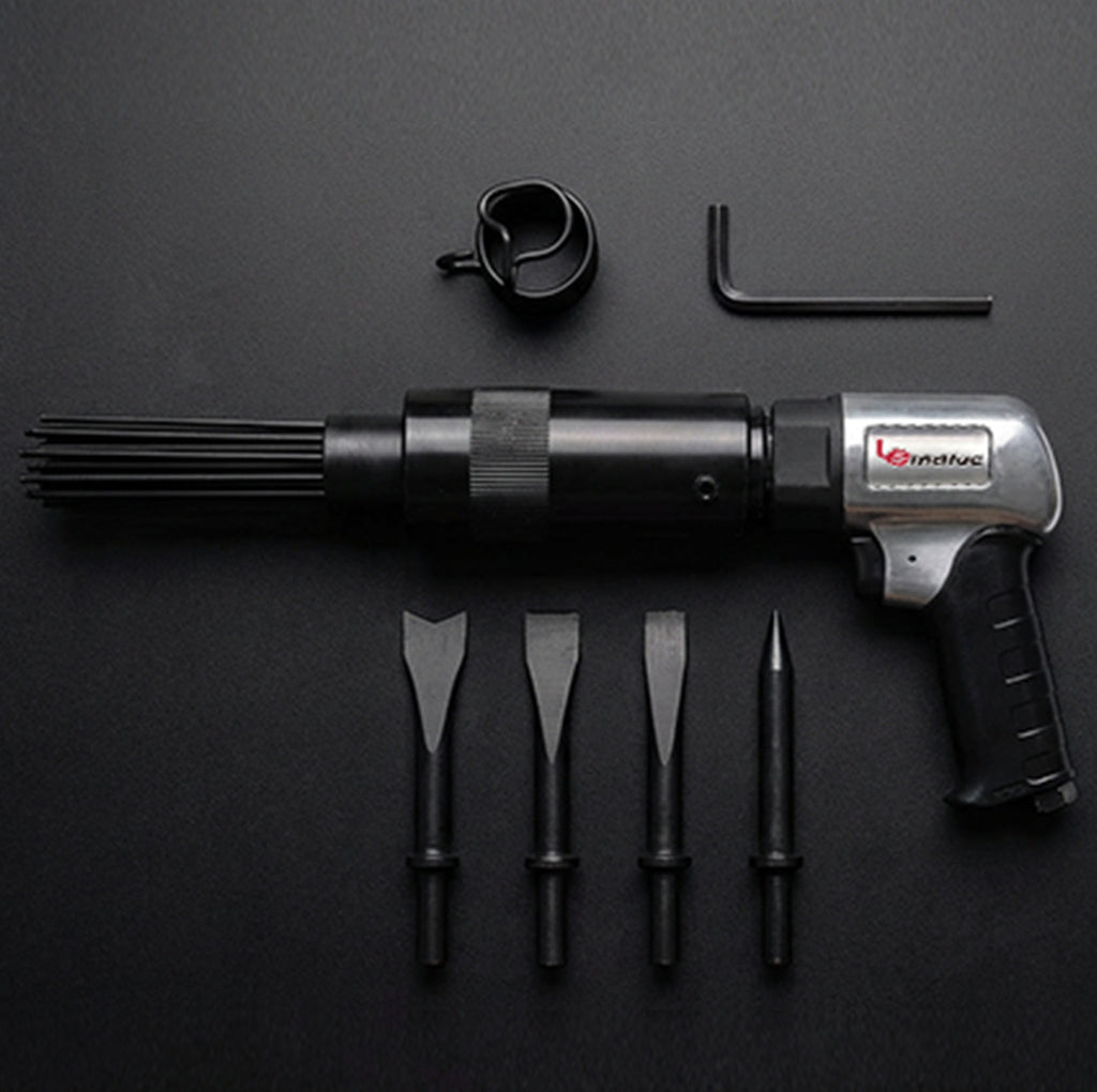 LE-AN324 Air Needle Scaler — 4500 BPM with Chisel Kit & 19 Needles