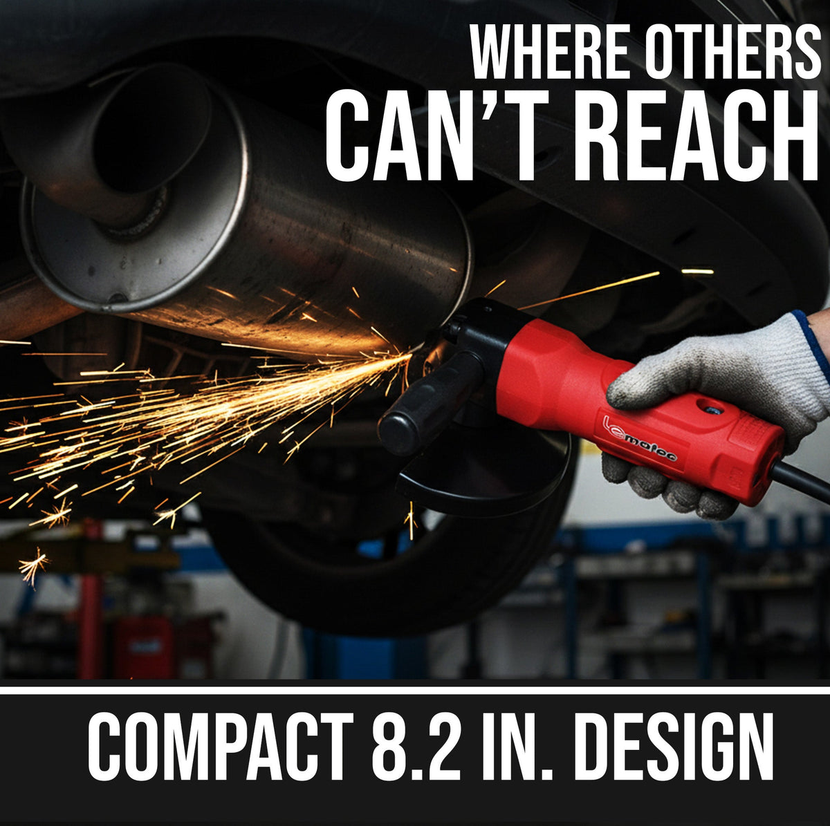 LE-G804 Air Angle Grinder 4" – Compact High Power Cutting Tool
