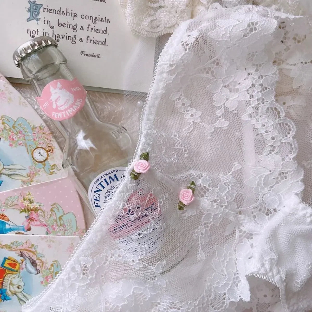 Sweet Lace Bow Lingerie Set
