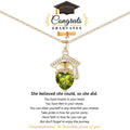 Dainty Gold Necklace for Graduation