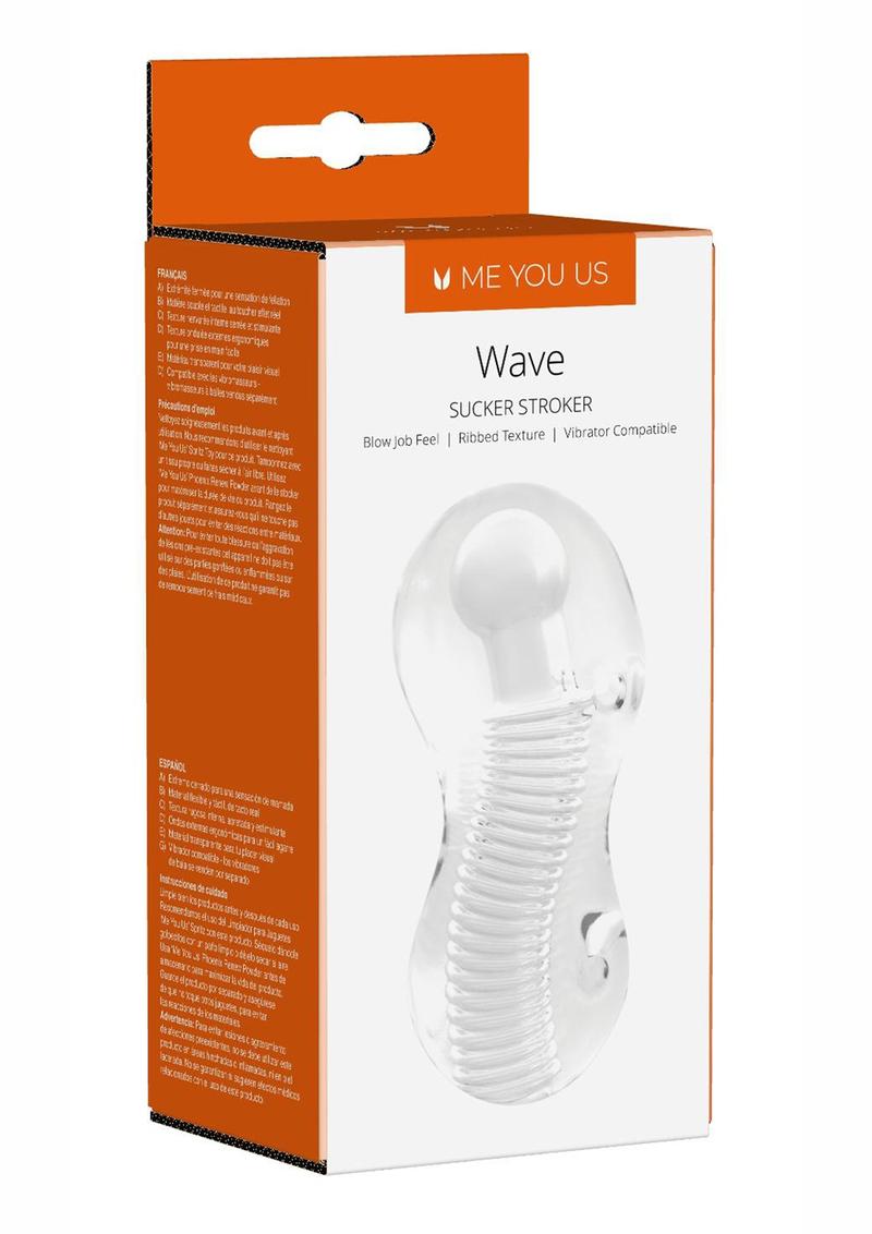 Me You Us Wave Sucker Stroker Blow Job Feel Ribbed Texture