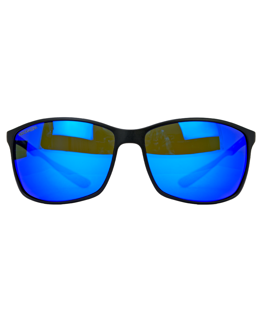 Milano (Black/Blue Mirror Polarized Lens)
